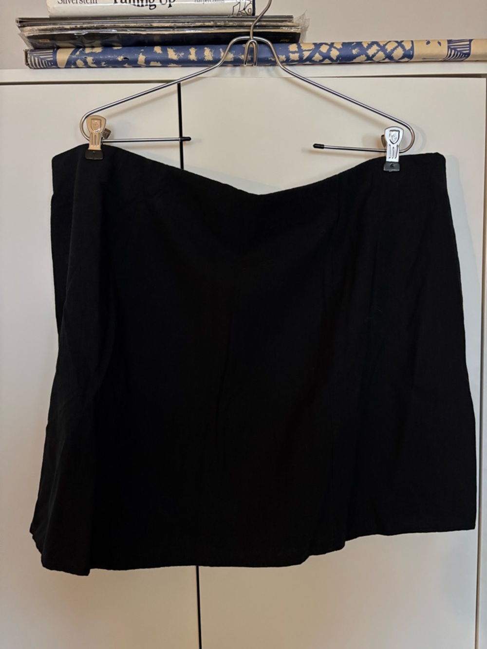 Ava & Viv Black Mini Skirt - Simple A-Line Silhouette-worn once!